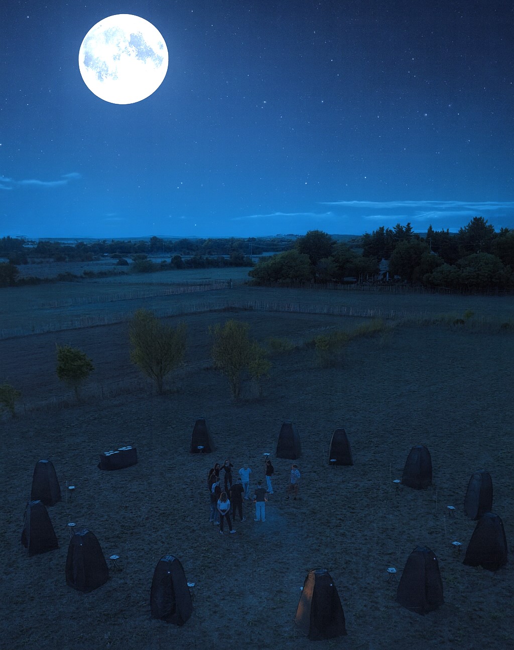 Scène de Jeu Loup-Garou en Direct