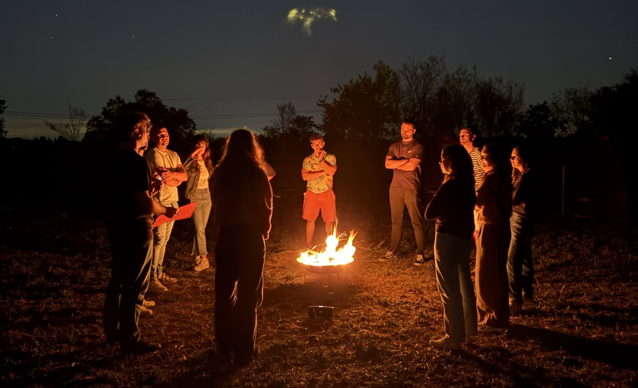 Scène de Jeu Loup-Garou en Direct